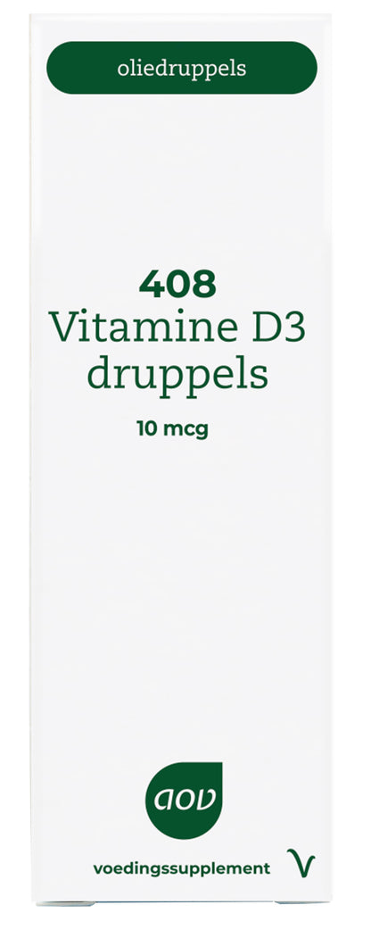 AOV 408 Vitamine D3 druppels 10mcg 25.00 Milliliter