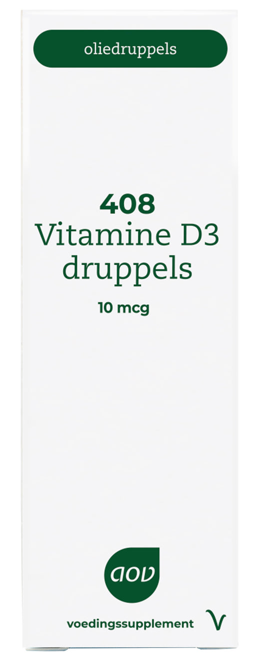 AOV 408 Vitamine D3 druppels 10mcg 25.00 Milliliter