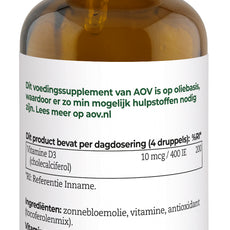AOV 408 Vitamine D3 druppels 10mcg 25 Milliliter