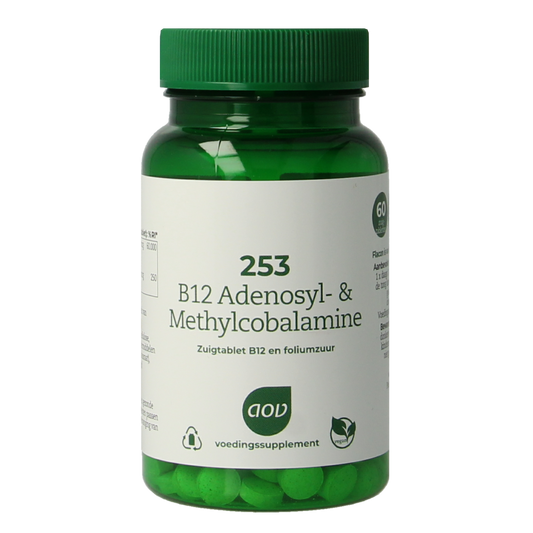 AOV 253 B12 Adenosyl & methylcobalamine 60.00 Zuigtabletten