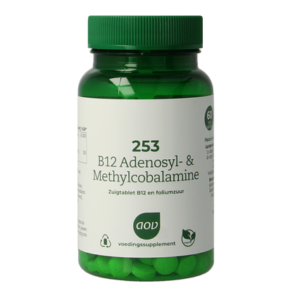 AOV 253 B12 Adenosyl & methylcobalamine 60.00 Zuigtabletten