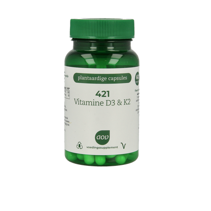 AOV 421 Vitamine D3 & K2 60.00 Vegetarische capsules