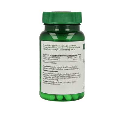 AOV 421 Vitamine D3 & K2 60.00 Vegetarische capsules