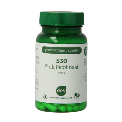 AOV 530 Zink picolinaat 60.00 Vegetarische capsules