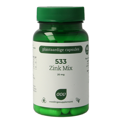 AOV 533 Zink mix 60.00 Vegetarische capsules