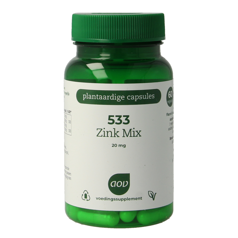 AOV 533 Zink mix 60 Vegetarische capsules