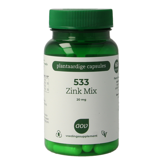 AOV 533 Zink mix 60 Vegetarische capsules