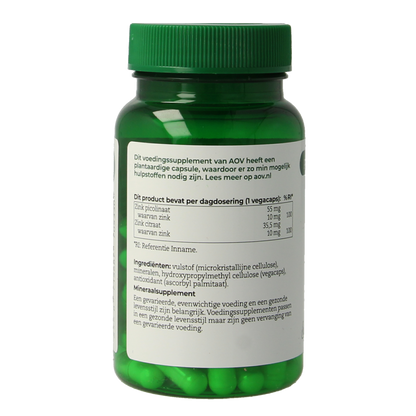 AOV 533 Zink mix 60.00 Vegetarische capsules