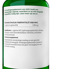 AOV 603 L-arginine 90.00 Vegetarische capsules