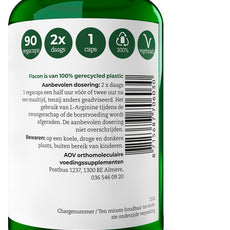 AOV 603 L-arginine 90.00 Vegetarische capsules