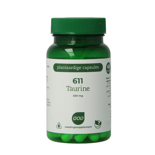 AOV 611 Taurine 500mg 60 Vegetarische capsules