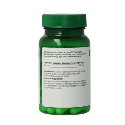 AOV 611 Taurine 500mg 60.00 Vegetarische capsules