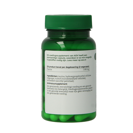 AOV 611 Taurine 500mg 60 Vegetarische capsules