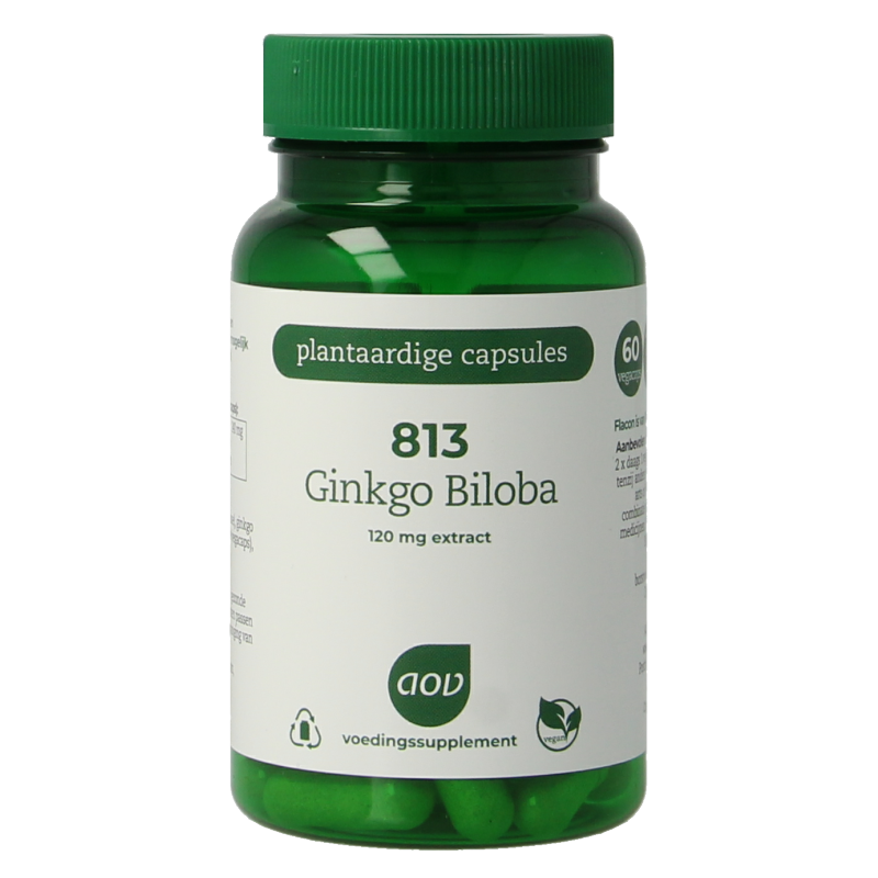 AOV 813 Ginkgo biloba extract 60 Vegetarische capsules