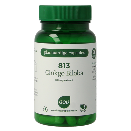 AOV 813 Ginkgo biloba extract 60.00 Vegetarische capsules