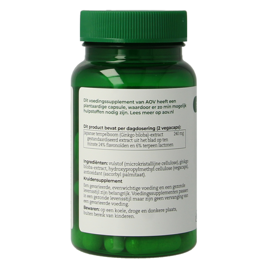 AOV 813 Ginkgo biloba extract 60 Vegetarische capsules
