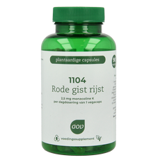 AOV 1104 Rode gist rijst extra 90.00 Vegetarische capsules