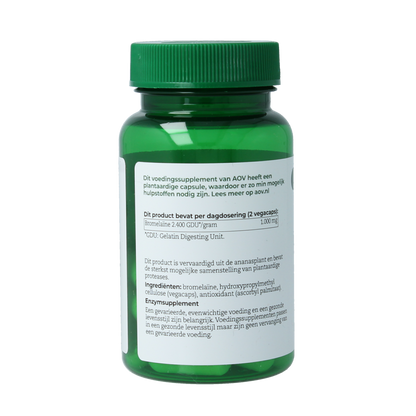 AOV 1133 Bromelaine 30.00 Vegetarische capsules
