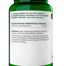 AOV 1142 Gaba 200mg 60.00 Vegetarische capsules