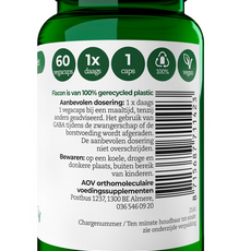 AOV 1142 Gaba 200mg 60.00 Vegetarische capsules