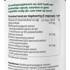 AOV 1030 Paddenstoelen complex 60.00 Vegetarische capsules