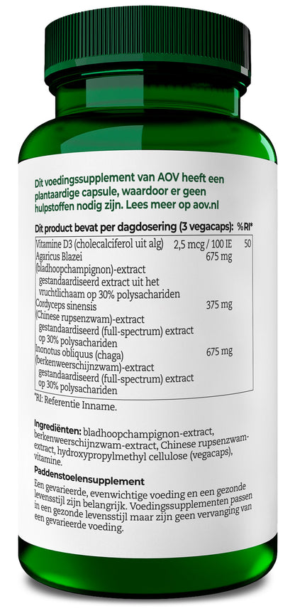 AOV 1030 Paddenstoelen complex 60.00 Vegetarische capsules