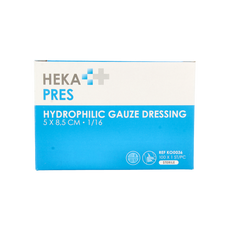 Hekapres Gaaskompres hydrofiel 5 x 8.5 100 Stuks