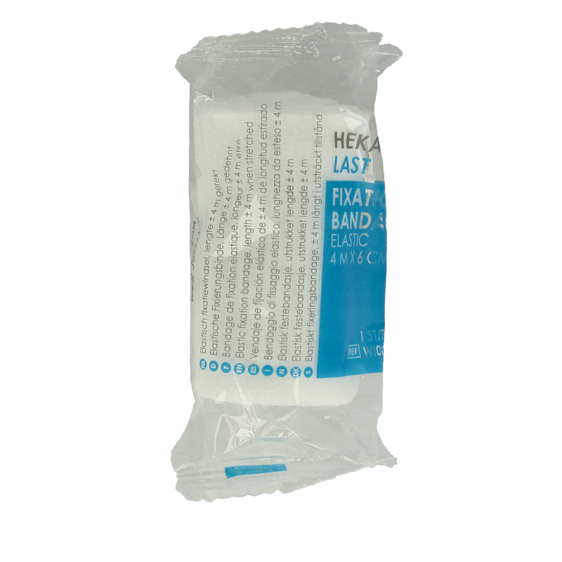 Hekalast Elastisch windsel 4m x 6cm 1 Stuks