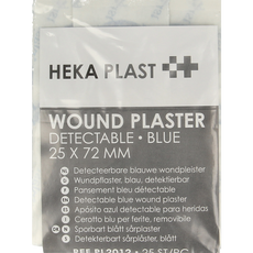 Heka Pleisters blauw 72 x 25mm 25.00 Stuks