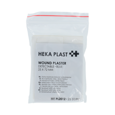 Heka Pleisters blauw detecteerbaar 72 x 25mm 25.00 Stuks