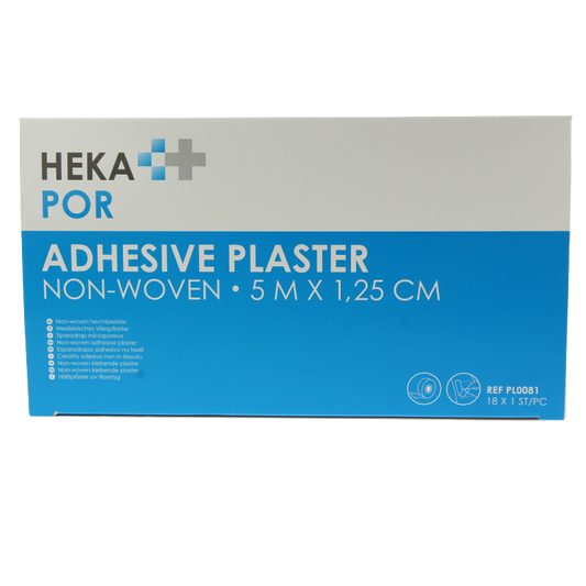 Hekapor Non-woven hechtpleister ring 5 x 1.25 18 Stuks