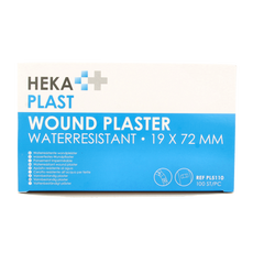 Hekaplast Pleister water resistent 19 x 72 100 Stuks