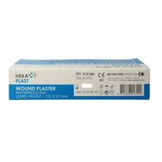Hekaplast Vingerpleister water resistent 120 x 20 100.00 Stuks