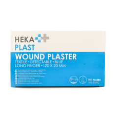 Hekaplast Vingerpleister detectable 120 x 20 haccp elastisch 100.00 Stuks