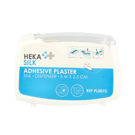 Hekapor Silk dispenser 5m x 2.5cm 1 Stuks