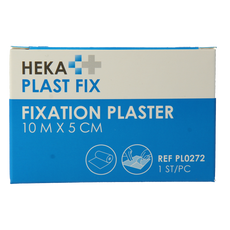 Hekaplast Fix pleister 10 x 5cm 1 Rol