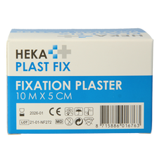 Hekaplast Fix pleister 10 x 5cm 1 Rol