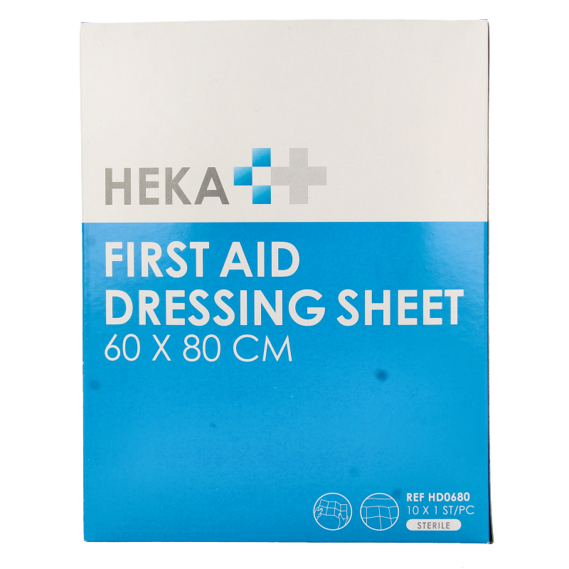 Heka Verbanddoek 60 x 80cm 10 Stuks