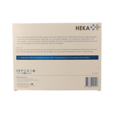 Heka Klein Wondkompres gemetalliseerd 10 x 12cm steriel 10.00 Stuks