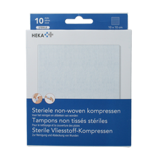 Heka Klein Non-woven kompres 10 x 10cm 10.00 Stuks