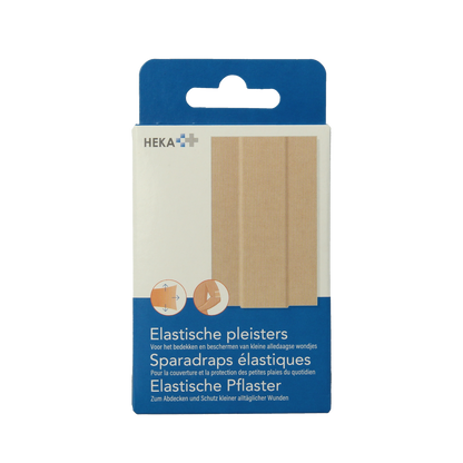 Heka Elastische pleister 10 x 6cm 10.00 Stuks