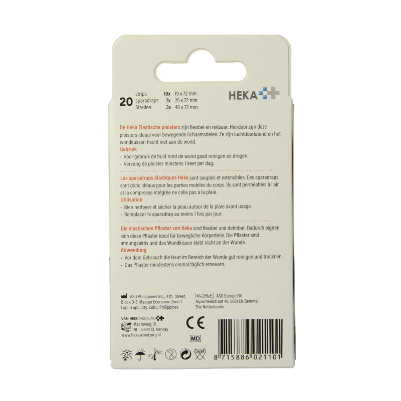 Heka Elastische pleister mix 20 Stuks