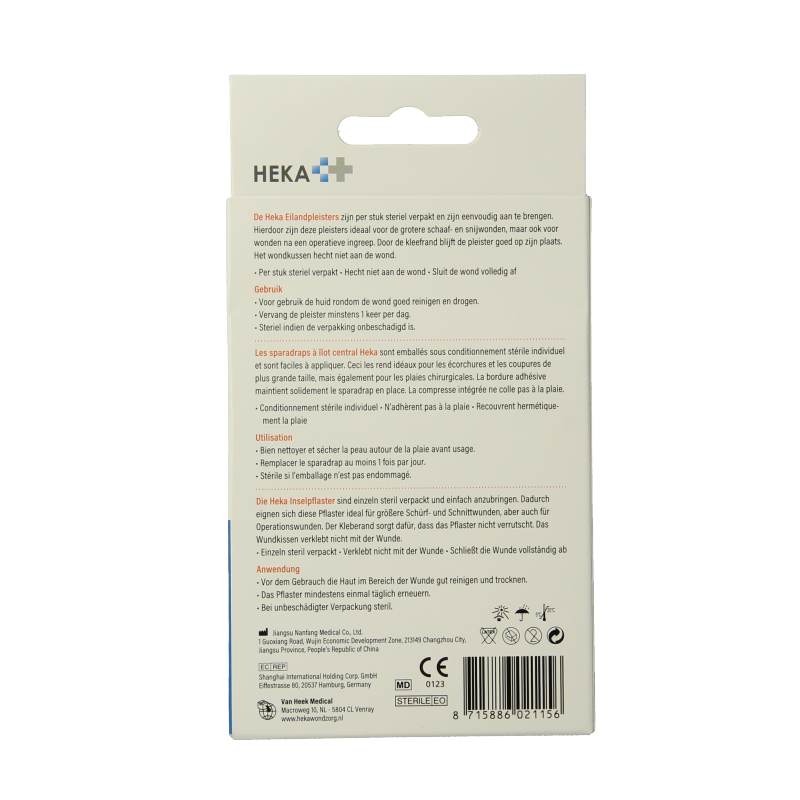 Hekaplast Border 5cm x 7cm 10 Stuks