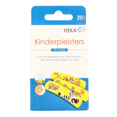 Heka Kinderpleister 19 x 76mm 20 Stuks