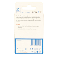 Heka Kinderpleister 19 x 76mm 20 Stuks