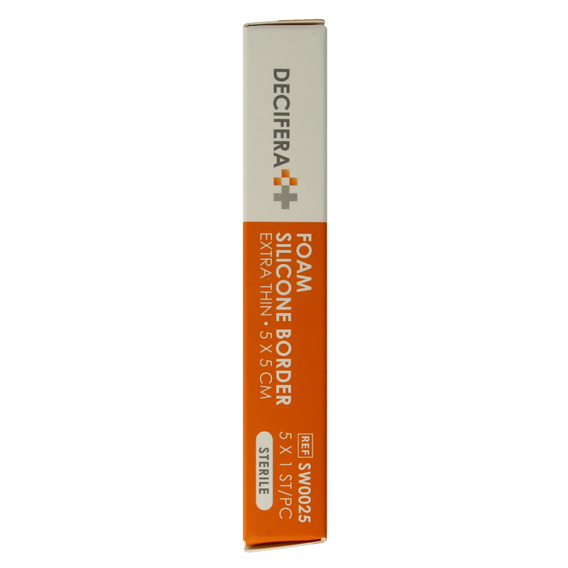 Decifera Foam border 5 x 5cm 5 Stuks