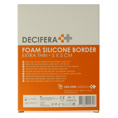 Decifera Foam border 5 x 5cm 5 Stuks