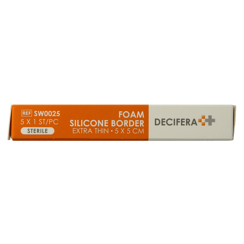 Decifera Foam border 5 x 5cm 5 Stuks