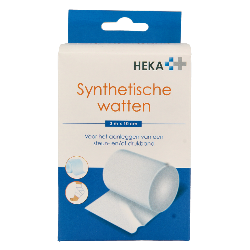 Heka Synthetische watten 3m x 10cm 1 Stuks