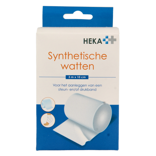 Heka Synthetische watten 3m x 10cm 1 Stuks